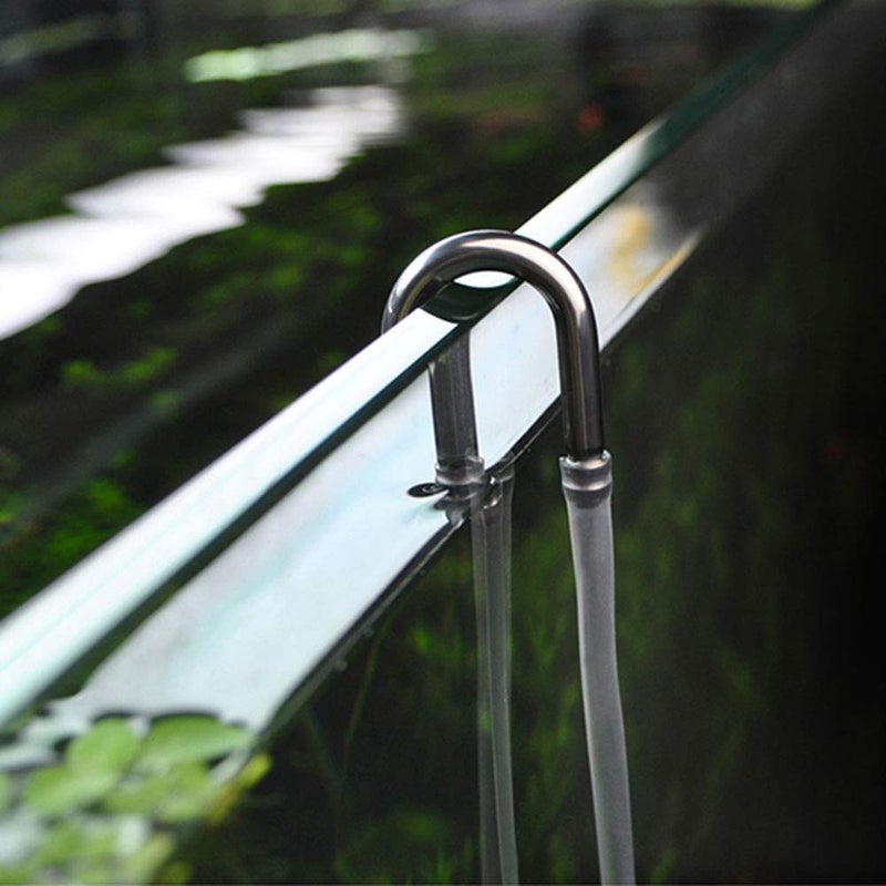 Maxmoral Aquarium U-Shape Connectors Stainless Steel Fish Tank Air Pump Accessories CO2 System U-Shape Tube Connector - Image 5